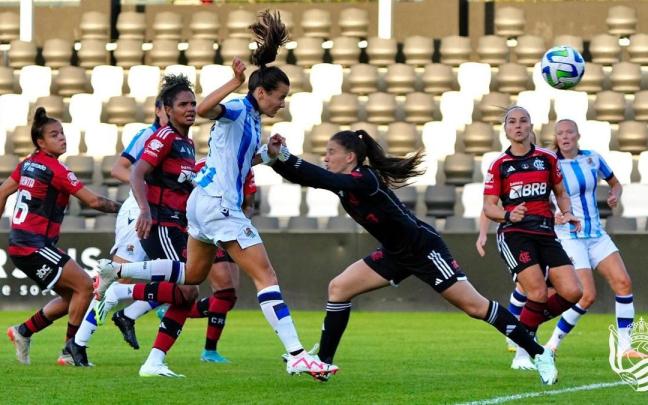 La Real cayó en Gal ante el Flamengo brasileño (1-2). / N.G.
