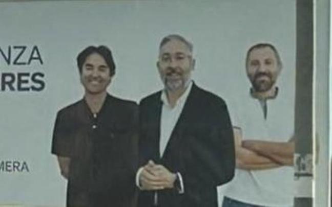 Parte del cartel del PP.