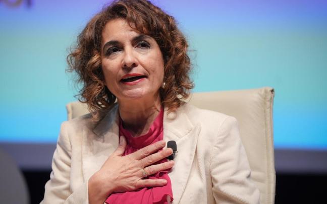 La vicepresidenta primera del Gobierno español y ministra de Hacienda, María Jesús Montero.
