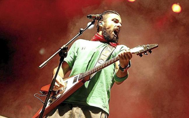 Huecco, en un concierto en Pamplona.