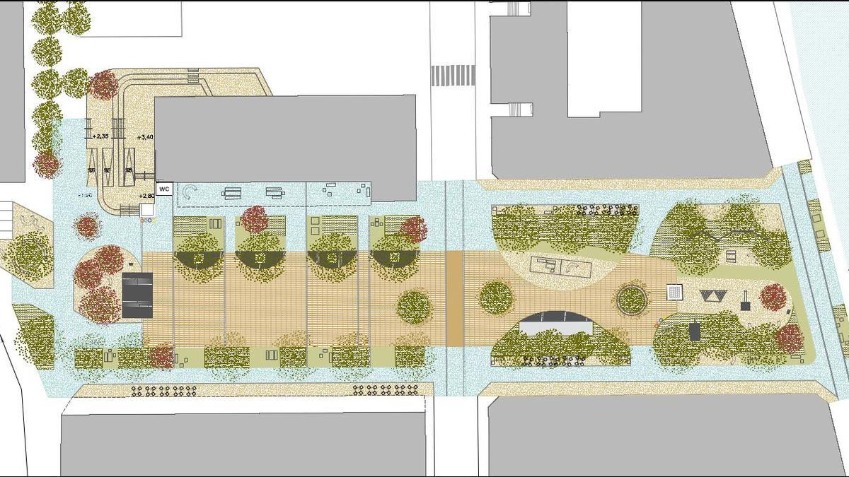 Plano del diseño de Gure Zumardia