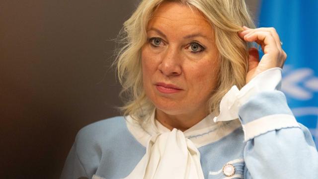 La portavoz del Ministerio de Exteriores ruso, Maria Zajarova.
