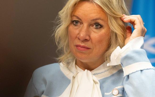 La portavoz del Ministerio de Exteriores ruso, Maria Zajarova.