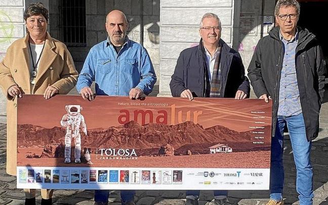 Presentación ayer de una nueva edición de las jornadas Amalur.