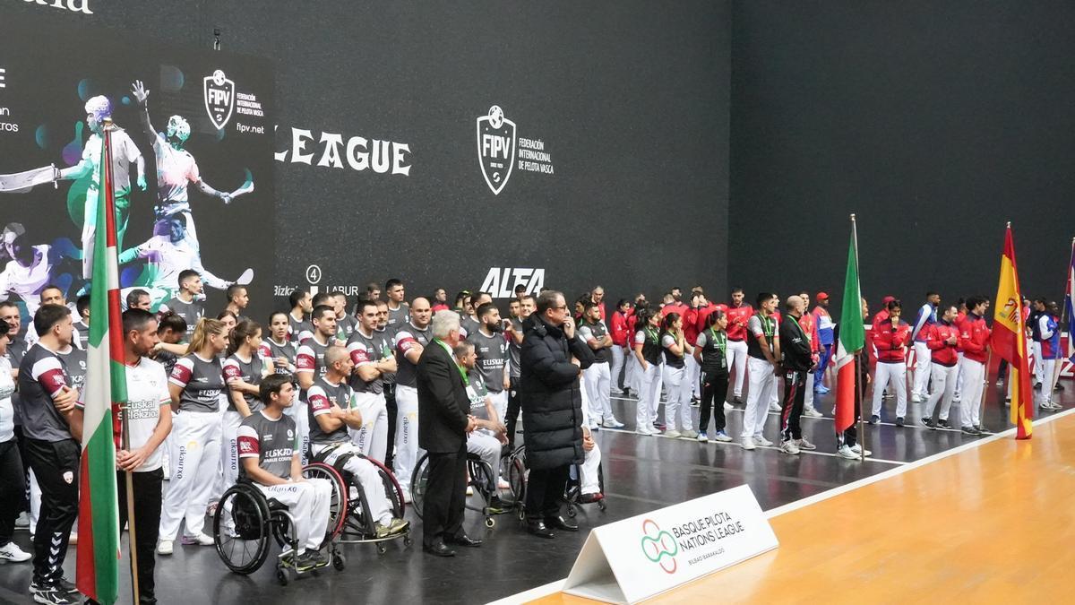 Inauguración de la Liga de Naciones de 36 metros