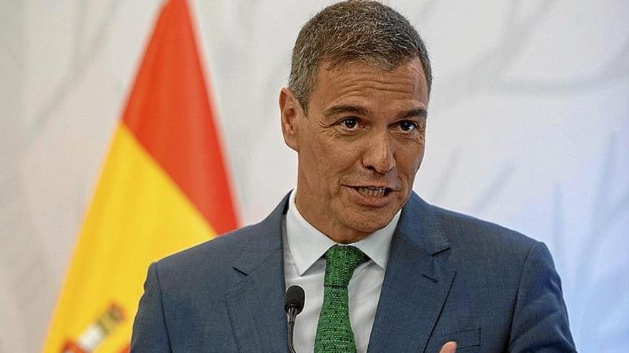 El presidente del Gobierno español, Pedro Sánchez.