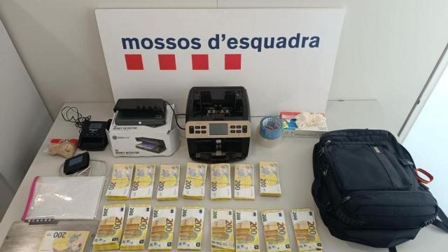 Material intervenido durante la operación