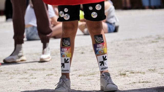 La vicepresidenta y consejera de Memoria y Convivencia, Acción Exterior y Euskera, Ana Ollo, asiste al acto final de EuskaraldiaEuskara, hizkuntza bat baino askoz gehiago: kohesioa, identitatea eta etorkizuna.