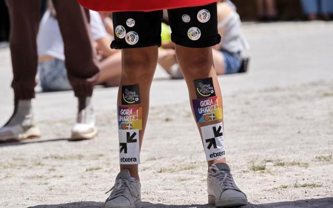 La vicepresidenta y consejera de Memoria y Convivencia, Acción Exterior y Euskera, Ana Ollo, asiste al acto final de EuskaraldiaEuskara, hizkuntza bat baino askoz gehiago: kohesioa, identitatea eta etorkizuna.