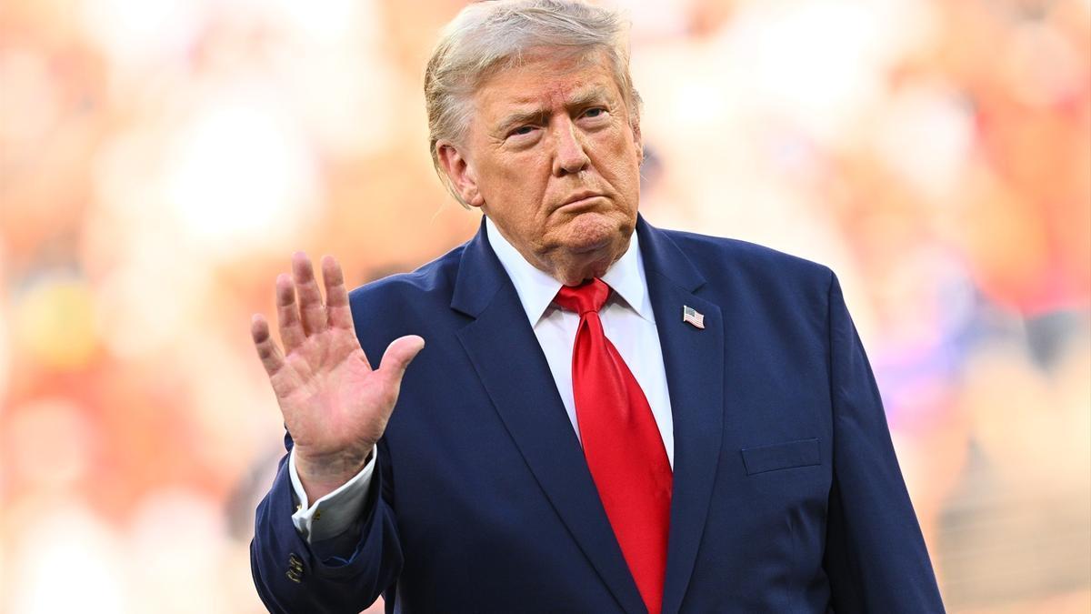 Donald Trump, presidente de los Estados Unidos, en el MetLife Stadium, escenario de la final del Mundial 2026