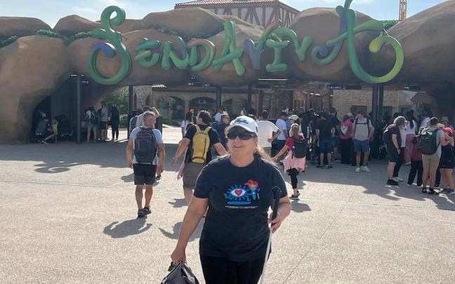 Yolanda Echeverría es una de las cerca de mil personas en Euskal Herria que padecen retinois pigmentaria.