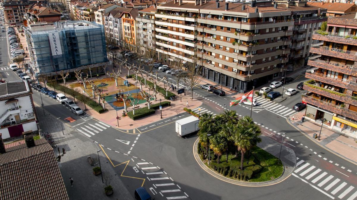 La plaza Barrendain de Beasain.