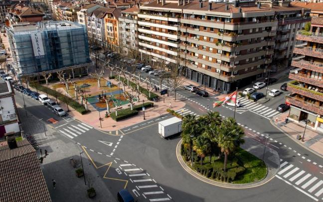 La plaza Barrendain de Beasain.