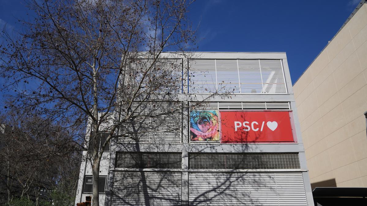 Sede del PSC en Barcelona.