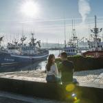 El puerto de Santurtzi.