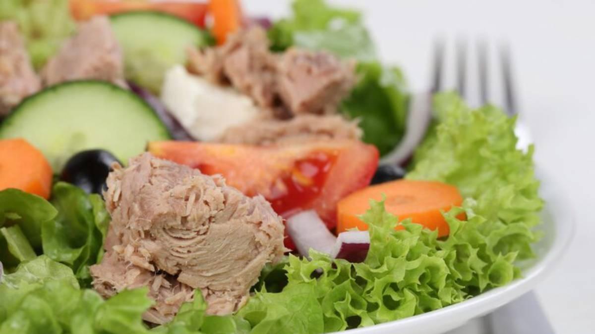 Ensalada con atún.