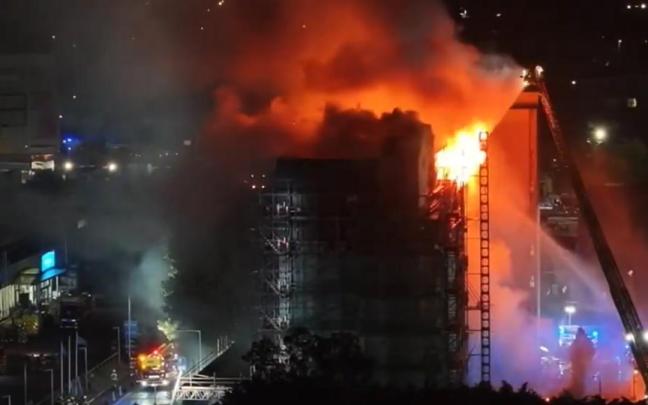 Imagen del incendio. / @ Imagen del incendio.