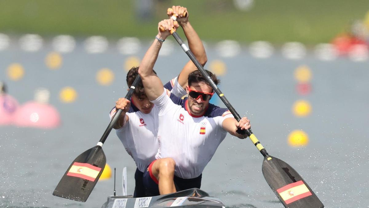 Diego Domínguez y Joan Antoni Moreno en la final.