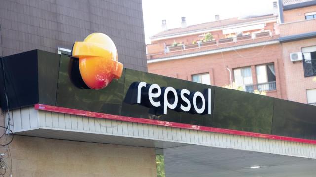 Logo de Repsol.