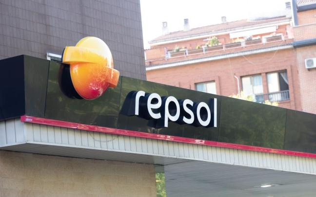 Logo de Repsol.