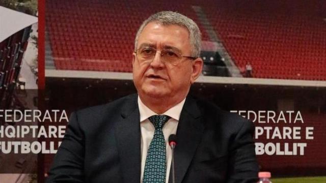 El presidente de la UEFA, Armand Duka El presidente de la UEFA, Armand Duka