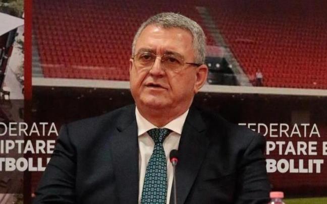El presidente de la UEFA, Armand Duka El presidente de la UEFA, Armand Duka