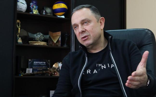 El ministro de Deportes y presidente del Comité Olímpico Ucraniano, Vadym Huttsait, en una imagen de archivo.