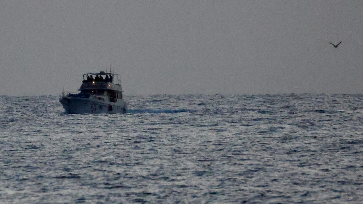 Un barco de la flotilla en una imagen de archivo