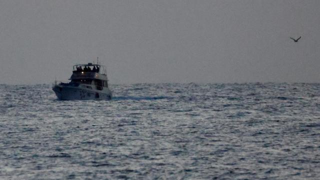 Un barco de la flotilla en una imagen de archivo