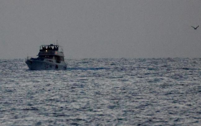 Un barco de la flotilla en una imagen de archivo