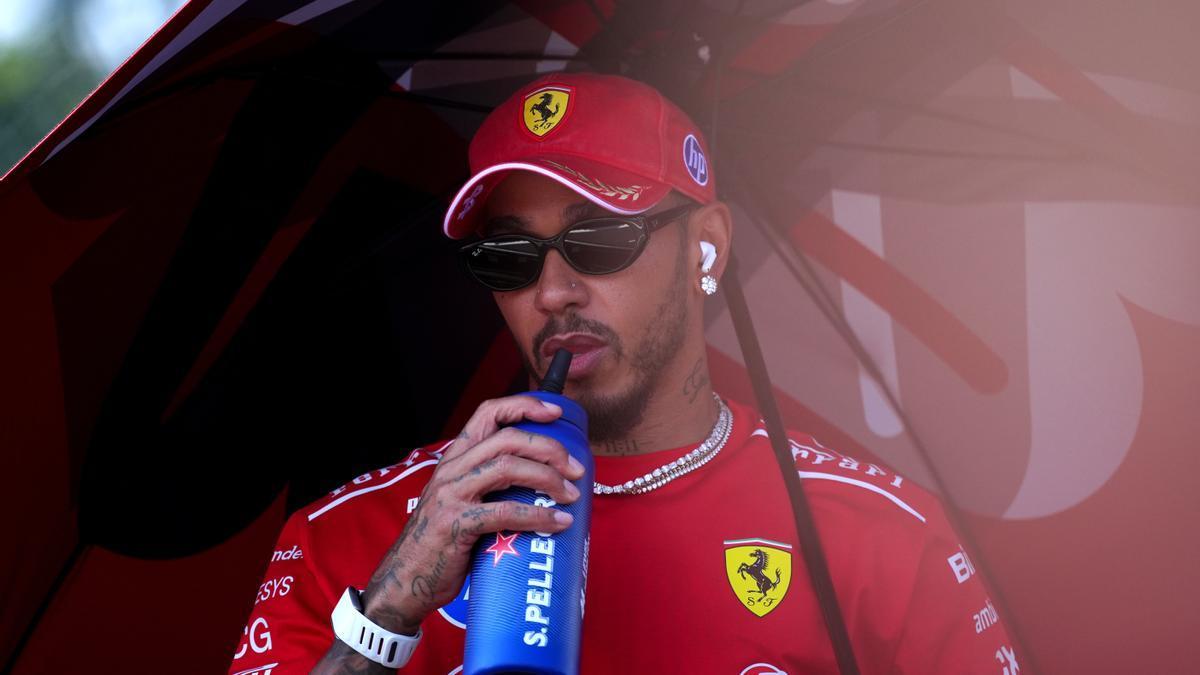Lewis Hamilton, en el marco del Gran Premio de Italia.
