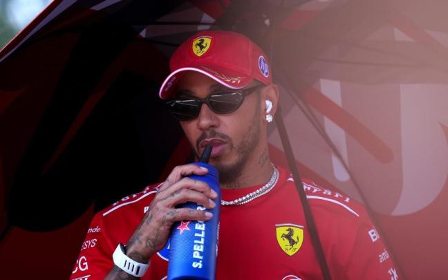 Lewis Hamilton, en el marco del Gran Premio de Italia.