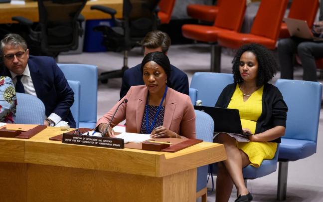 Edem Wosornu, directora de la División de Respuesta a las Crisis de la Oficina de las Naciones Unidas para la Coordinación de Asuntos Humanitarios (OCHA)