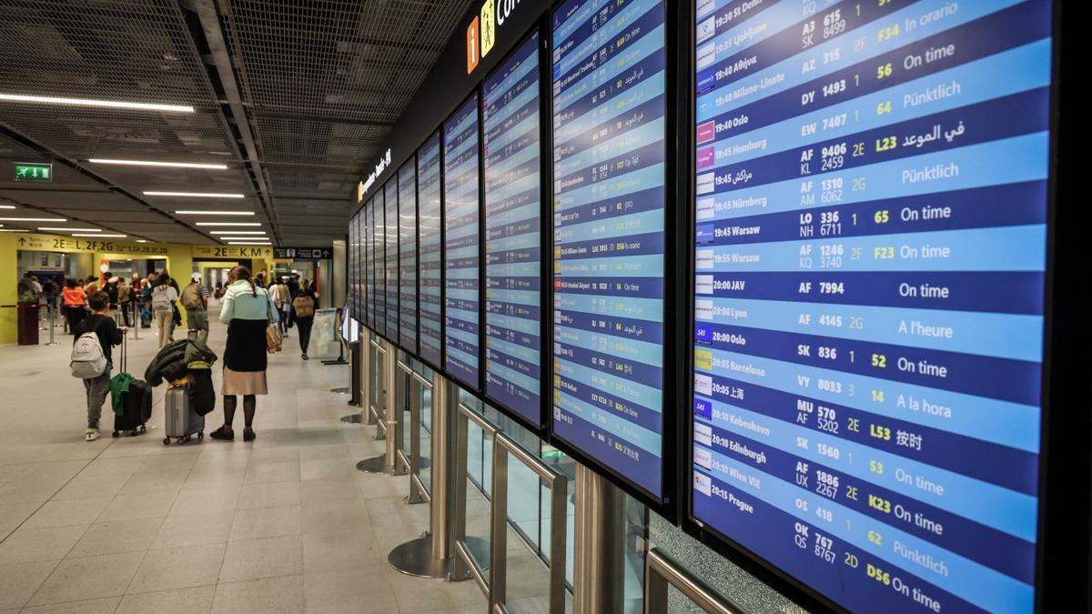 Imagen de archivo de un aeropuerto de Francia.