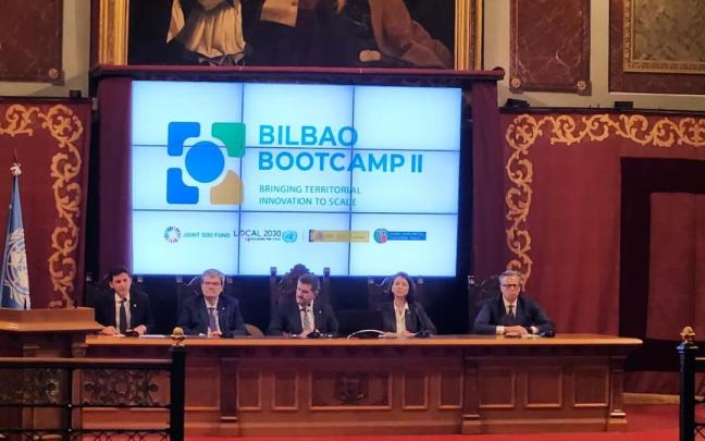 Foro Internacional Bootcamp II, inaugurado hoy en la Universidad de Deusto.