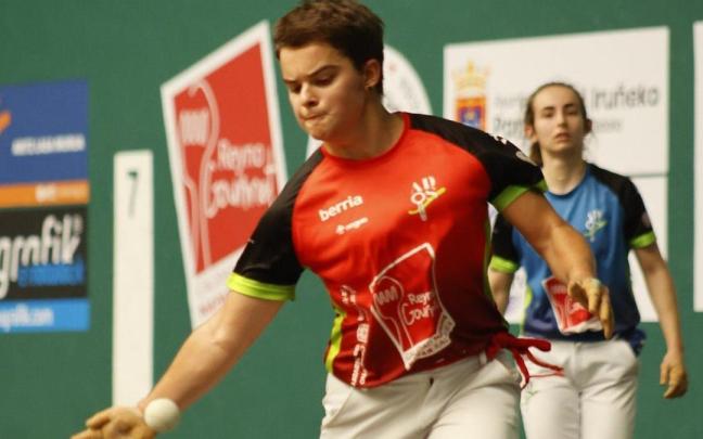 Maddi Barrokal, en un duelo anterior.