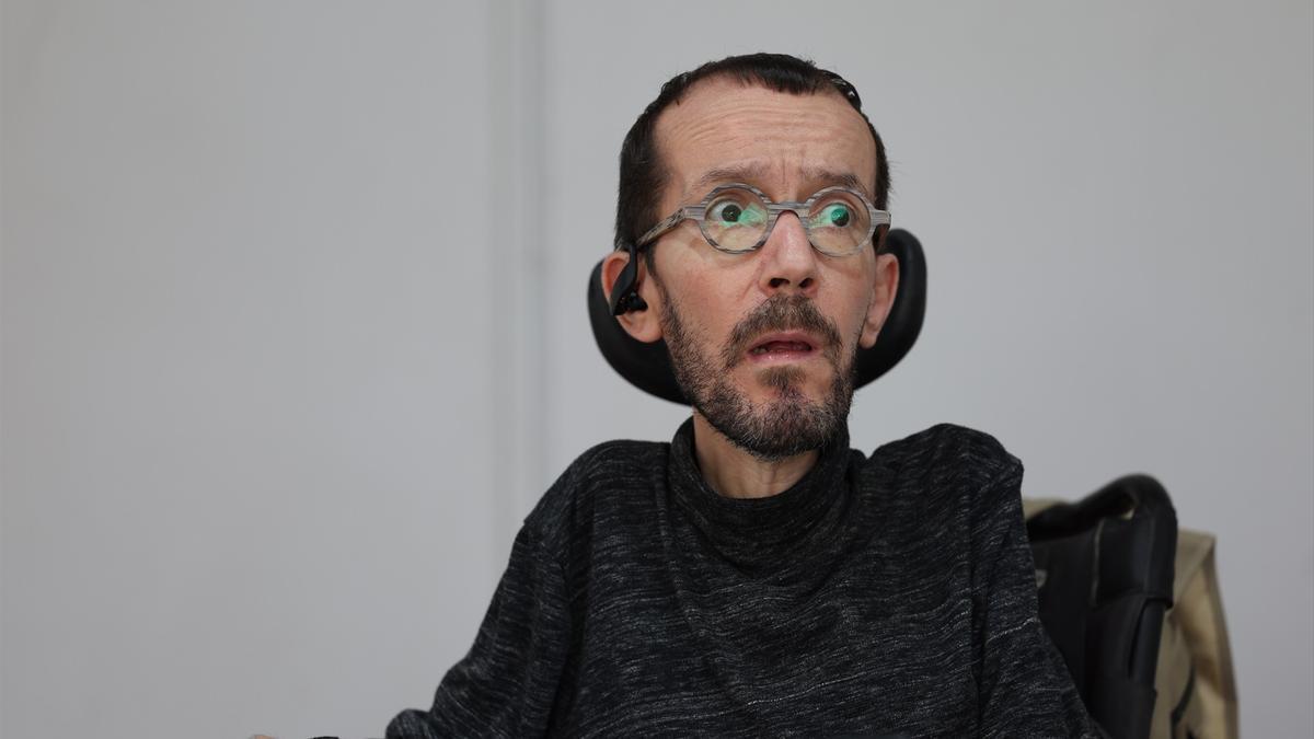 El exportavoz parlamentario de Unidas Podemos Pablo Echenique.