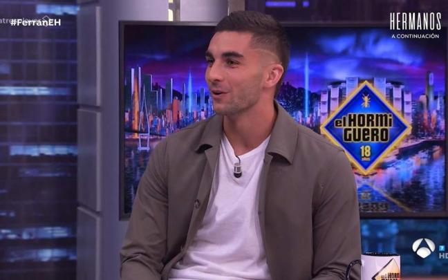 Ferrán Torres, jugador del F.C. Barcelona y de la selección española, ha sido el invitado de esta noche en 'El hormiguero'