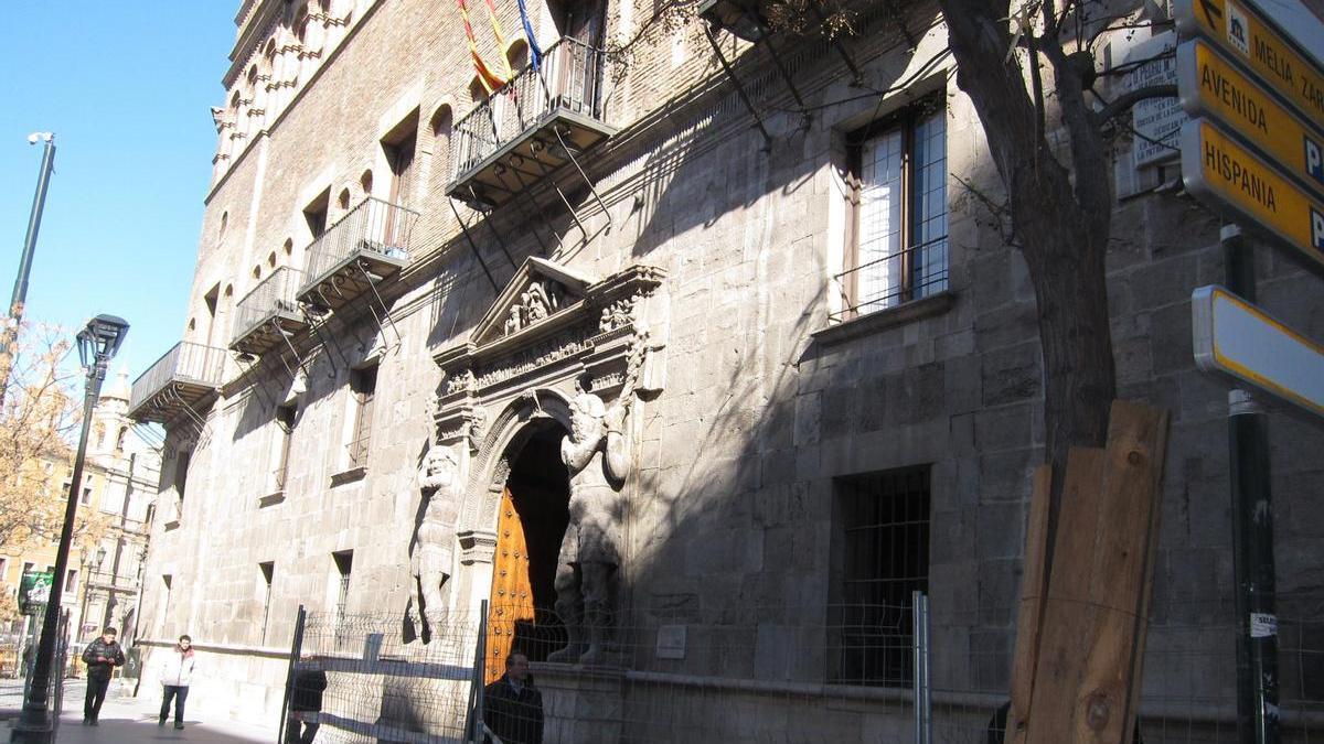 Fachada del Tribunal Superior de Justicia de Aragón (TSJA) en Zaragoza.