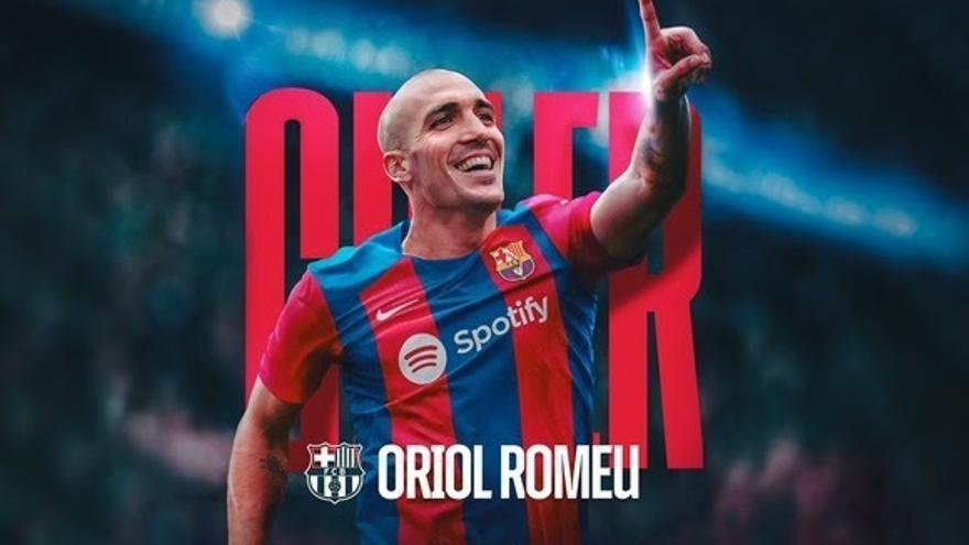 Oriol Romeu ficha por el FC Barcelona hasta 2026.
