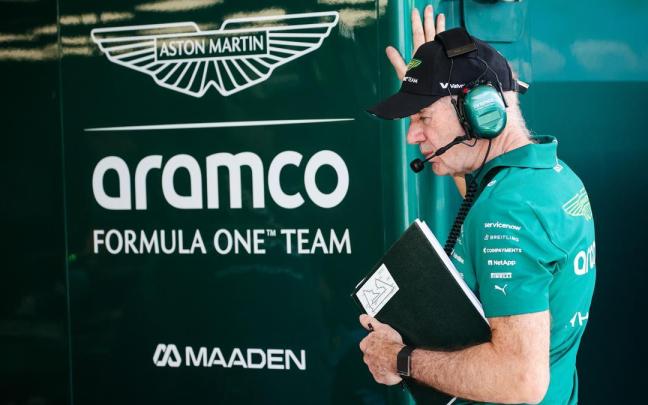 Adrian Newey, jefe del equipo Aston Martin.