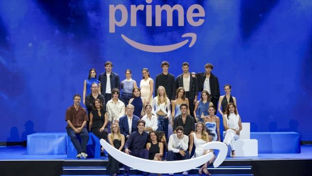 Imagen de familia de la presentación de nuevos contenidos de Prime Video