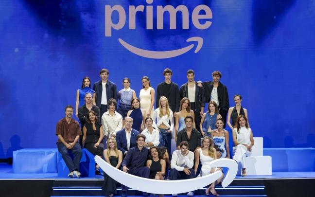 Imagen de familia de la presentación de nuevos contenidos de Prime Video