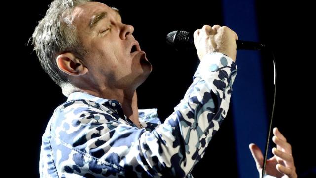 Morrissey, el que fuera vocalista de The Smiths, durante un concierto en 2014.