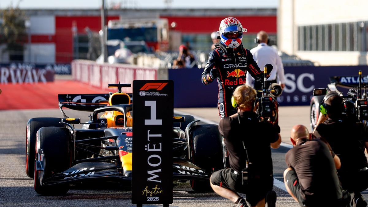Max Verstappen, ganador del Gran Premio de Estados Unidos.