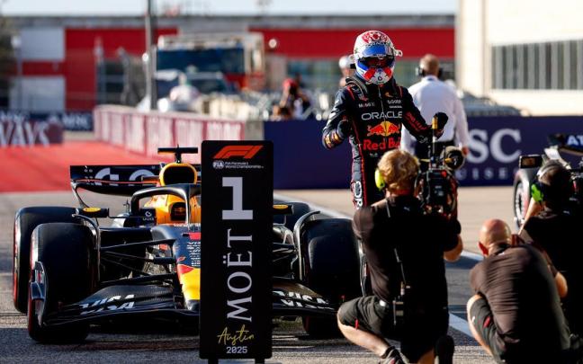 Max Verstappen, ganador del Gran Premio de Estados Unidos.