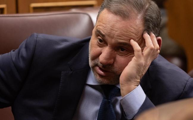 José Luis Ábalos, en el Congreso.