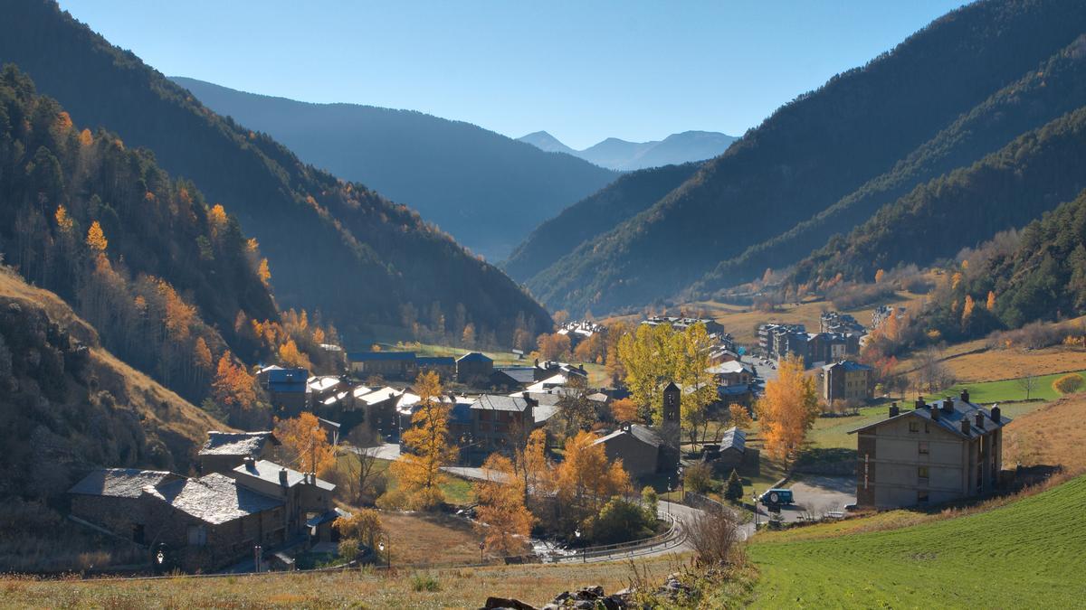 Vista panorámica de Ordino.