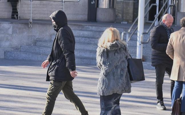 Uno de los ultras del Atlético acusados por colgar un muñeco de Vinícius en un puente.