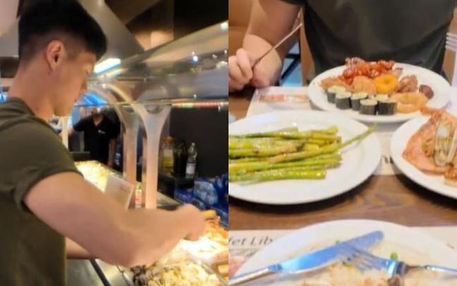 Un joven chino explica el truco definitivo para disfrutar al máximo de un buffet libre y se hace viral